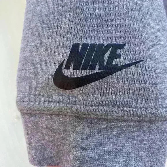 Y2K 1999 Nike tech sweatshirt women’s gray size medium asymmetrical zipper - Picture 7 of 8